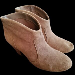 Carlos by Carlos Santana Size 7 Casual Brooky Suede‎ Ankle Boots Booties EUC